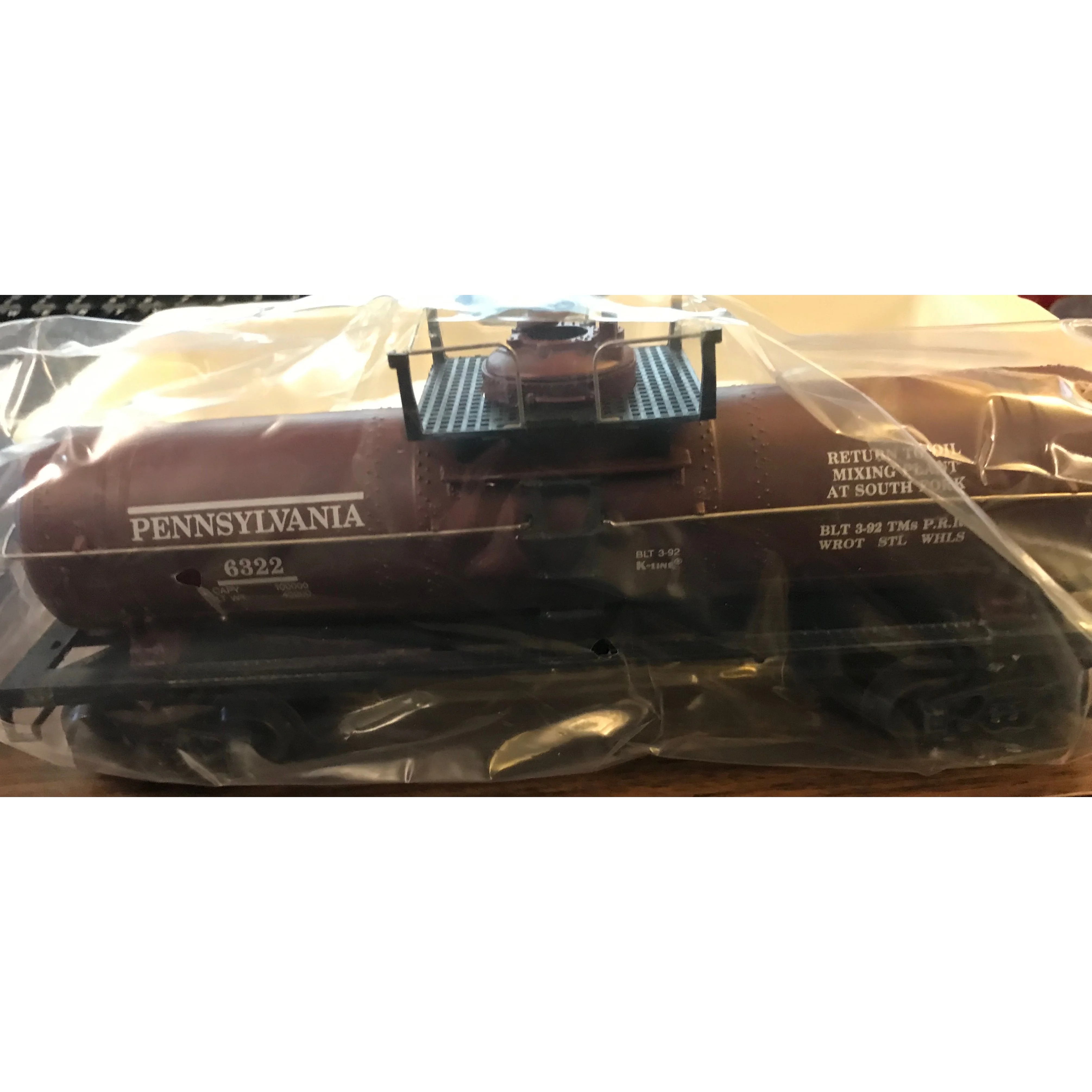 K-Line #k6322 Classic Pennsylvania Tank Car — photo 3